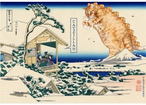 Os artistas que transformam obras de arte em obras gatunas