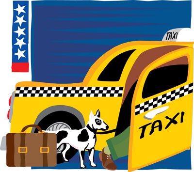 Táxis para cães sem custo adicional