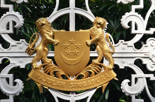 Brasão de Singapura
