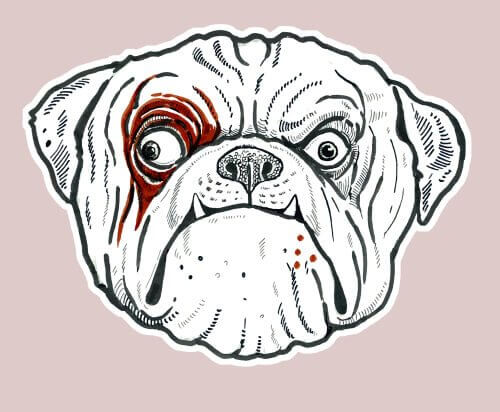 Caricatura de cachorro