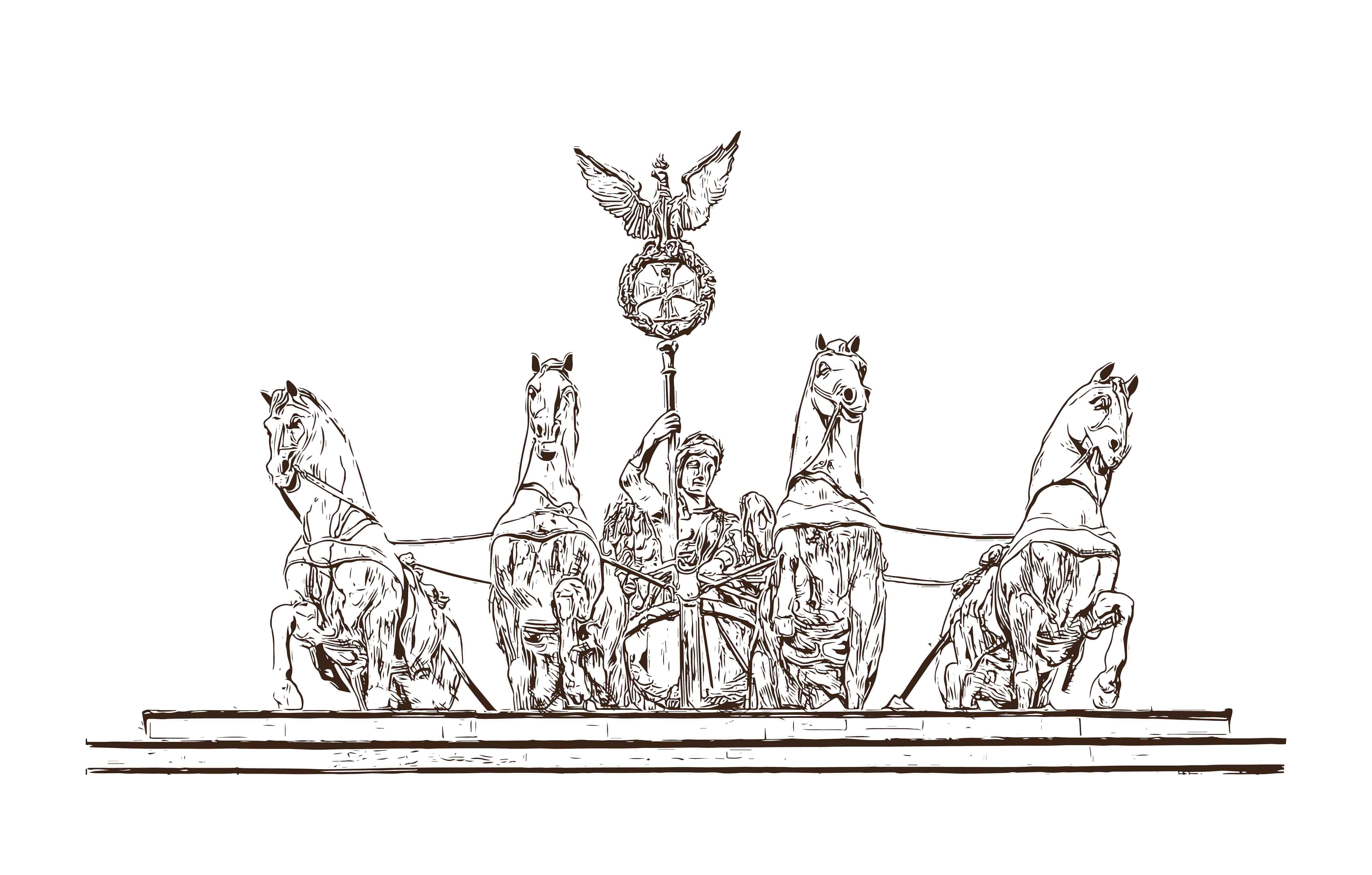 Quando as corridas eram feitas em quadrigas de cavalos?