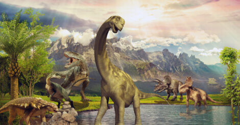 Dinossauro: um dos maiores animais que já habitaram a Terra.